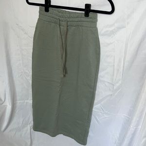 Zara. Size Small. Mid skirt. Sage.